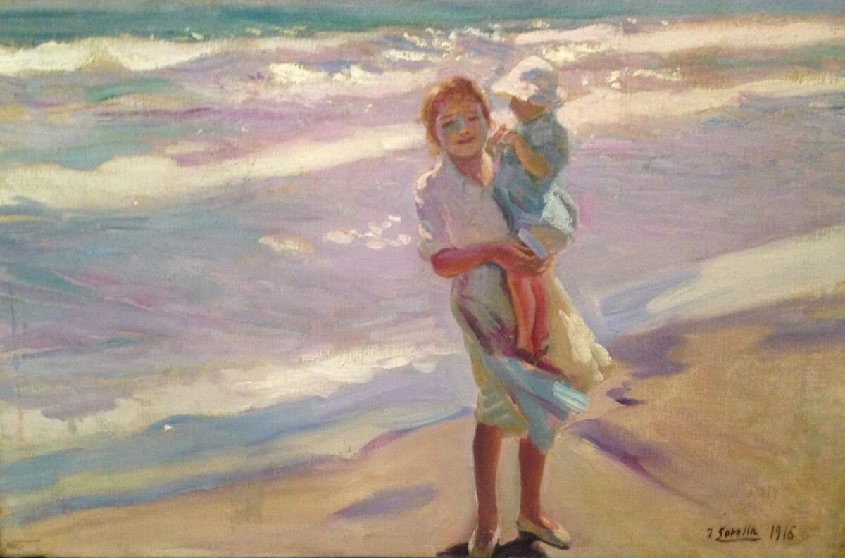 Joaquín Sorolla – Niña en la playa