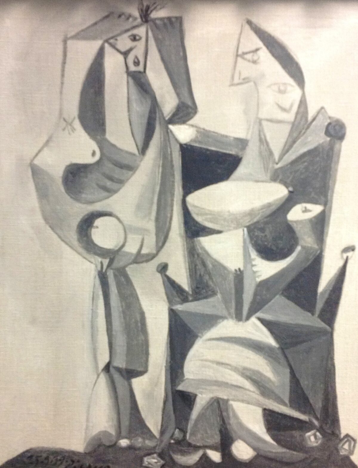 Pablo Picasso – Femme nue debout et femme assise