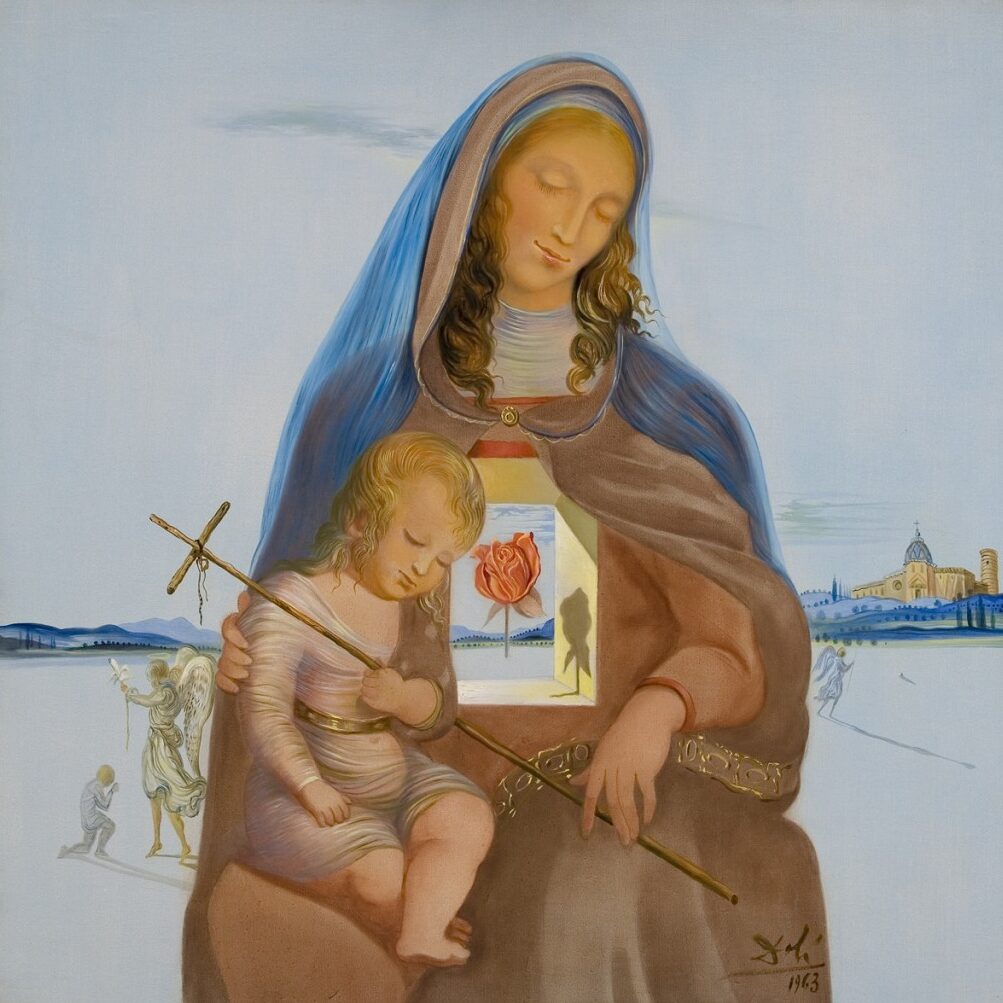 Salvador Dalí – The Madonna and the mystical rose